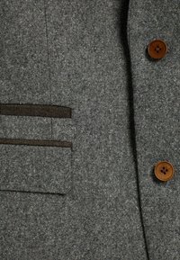 Next SLIM FIT TRIMMED DONEGAL - Veste de costume - grey
