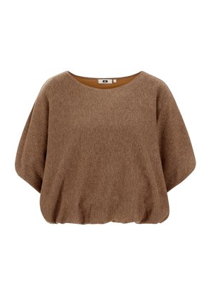 WE Fashion, Lihtne T-särk - brown