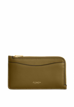 COACH, NEW YORK ZIP CARD CASE - Novčanik - b muted olive