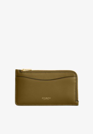 COACH, NEW YORK ZIP CARD CASE - Novčanik - b muted olive