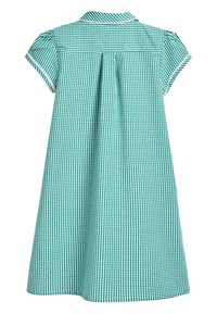 Next BUTTON FRONT GINGHAM - Freizeitkleid - green