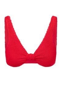 SCRUNCH KNOT - Bikinitop - red