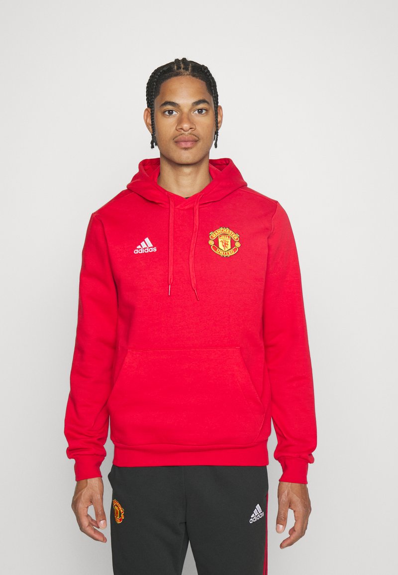 adidas Performance MANCHESTER UNITED DNA HOODIE Club wear red