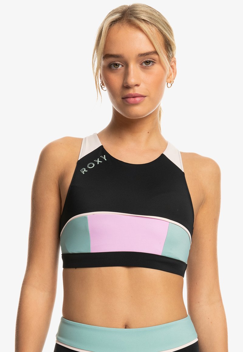 Roxy ACTIVE CROP Bikini top kvj/black Zalando.co.uk