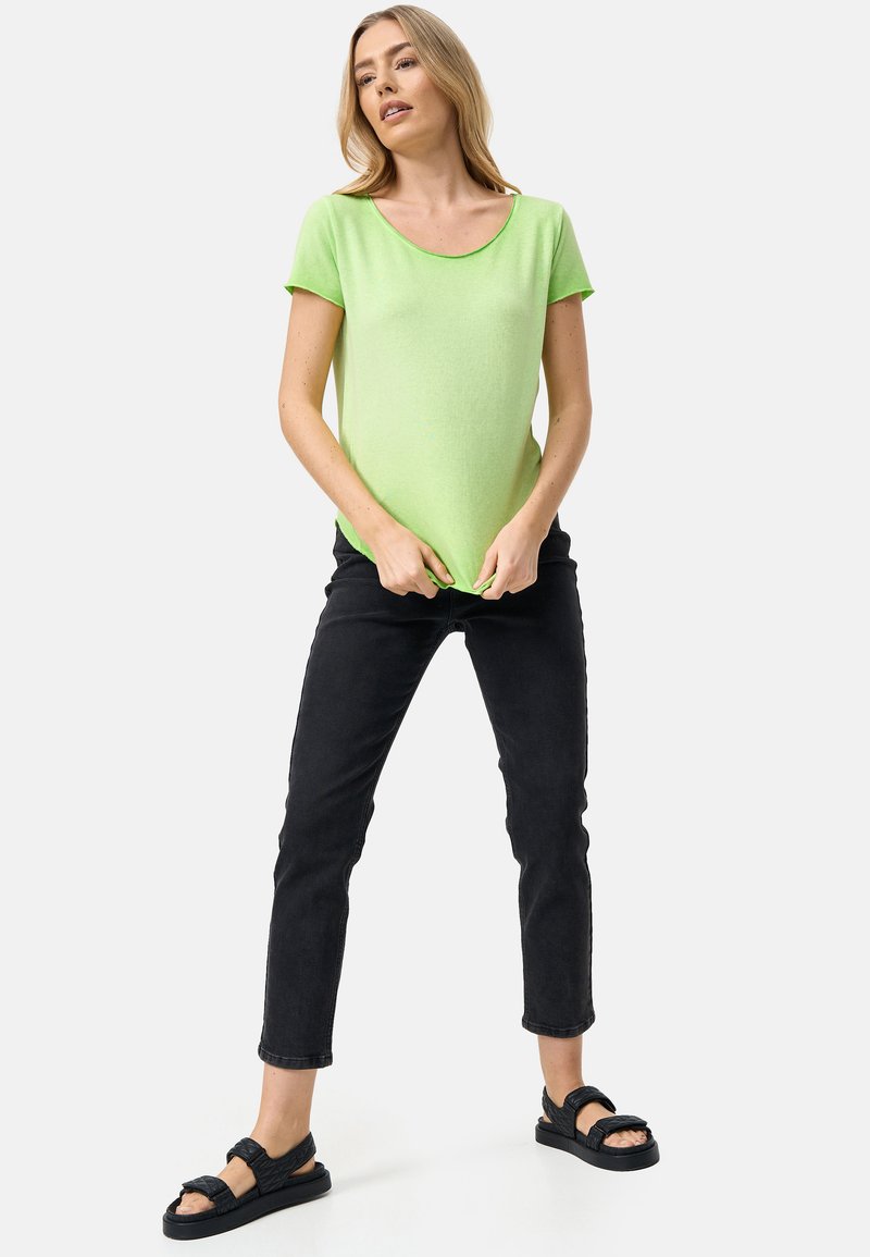 Damen T-Shirts | Cotton Candy ARABELLA T-Shirt basic green/grün - AN72061 Damen T-Shirts | Cotton Candy ARABELLA T-Shirt basic green/grün - AN72061