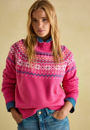 Tom Joule ALBA FAIR ISLE - Jumper - pink