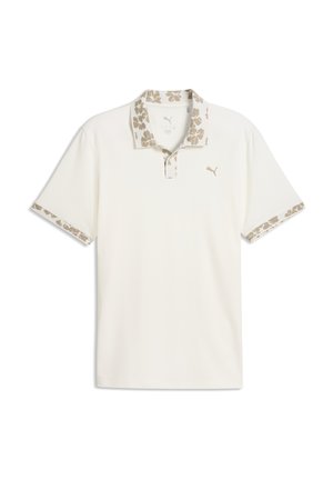 MODALON FLORAL - Polo - warm white/ice coffee