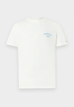 DOLLAR STACK UNISEX - Nyomott mintás póló - ancient white