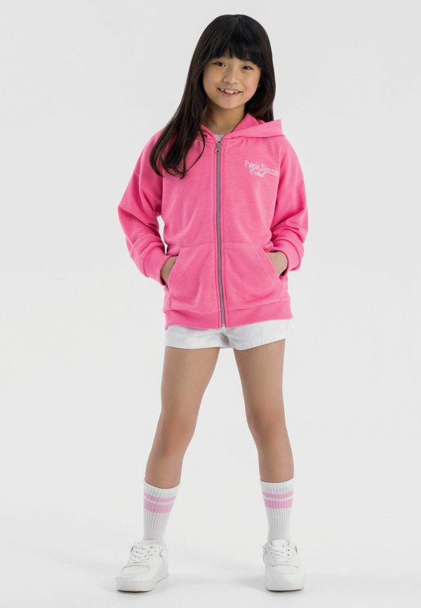 FRONT POCKETS AND HOODIE - Sweatjacke