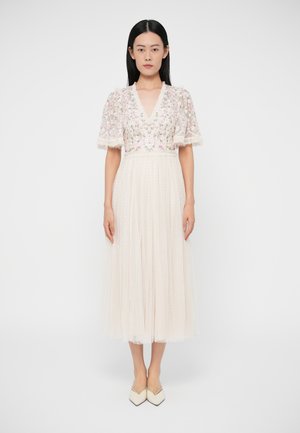 EXCLUSIVE ROSIE BODICE SHORT SLEEVE V NECK - Îmbrăcăminte de ocazie - cream