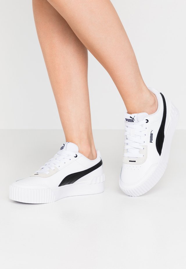 CARINA LIFT - Sneakers laag - white/black