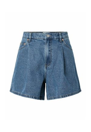 YAS, JEANSSHORTS - Denimshorts - medium blue denim