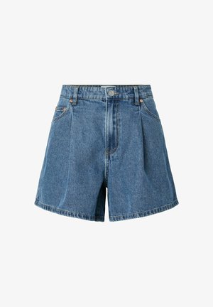 YAS, JEANSSHORTS - Farkkushortsit - medium blue denim