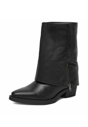 G-STAR, G STAR RAW ANKLE BOOTS WOMEN'S BLACK 5907964578369 - Cowboy/biker ankle boot - black