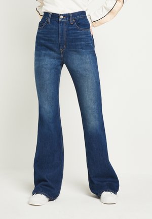 Jean flare - dark-blue denim