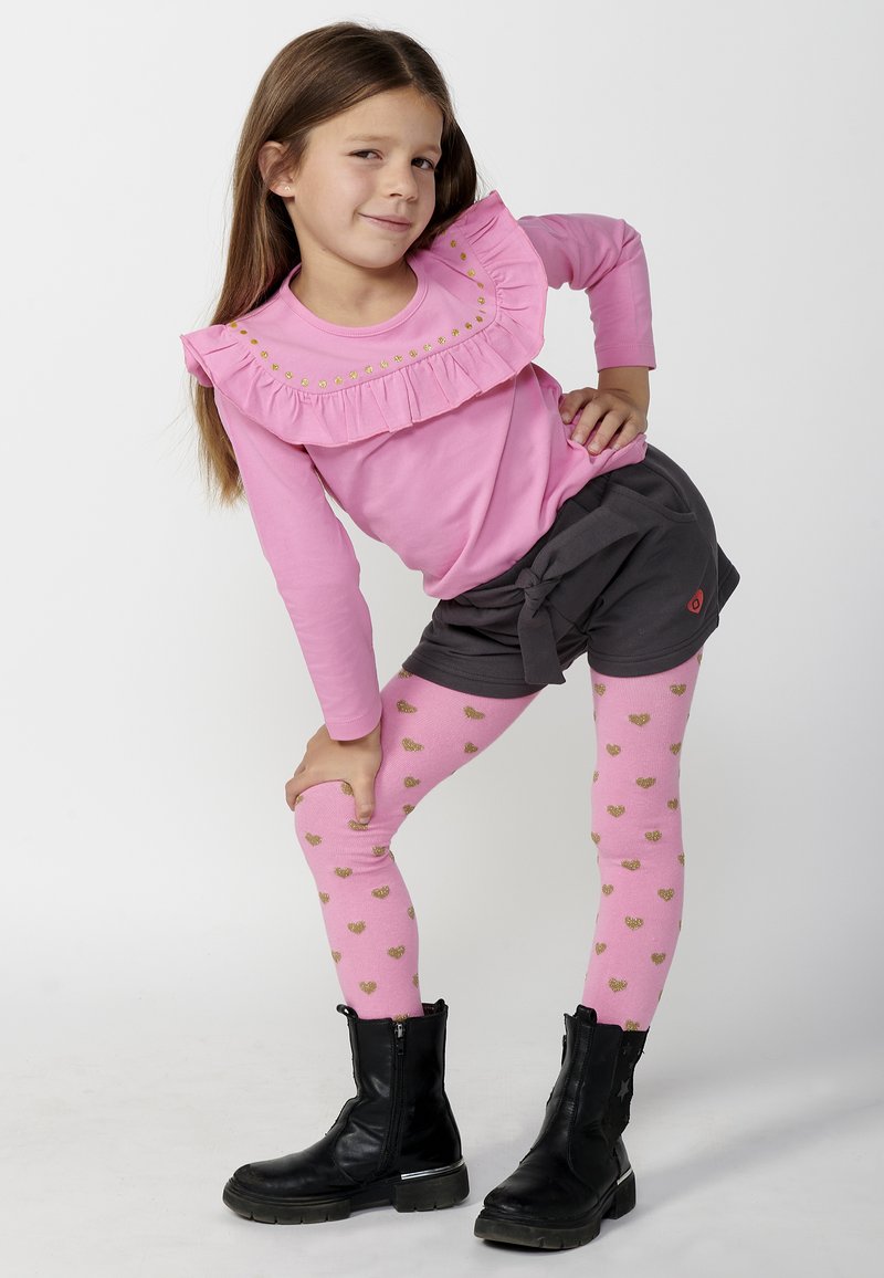Koroshi Tops ar garām piedurknēm - rosa   pink