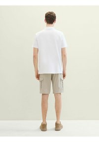 TOM TAILOR Shorts - beige structure print