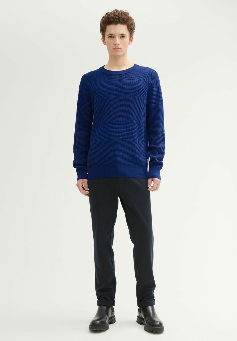 Maglione Uomo Blu Tom Tailor Pullover Crew In Blau Kaufen | 36295 - 8