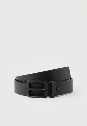 CASUAL PIN BUCKLE SMOOTH - Ζώνη για επίσημη ένδυση - black/matte black