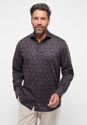 Eterna PRINT-HEMD - COMFORT FIT - Shirt - navy