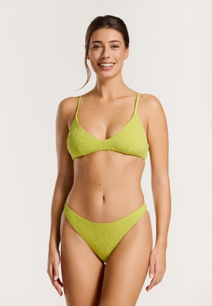 SET - Bikini - green botanic structure