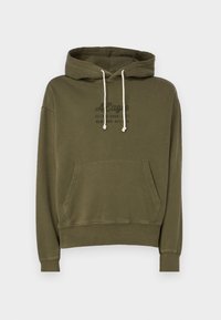 HERITAGE GRAPHIC HOODIE - Sweatshirt - bunker olive