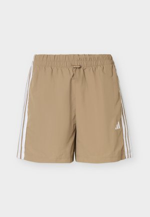 adidas Sportswear, ESSENTIALS 3 STRIPES LIFESTYLE SHORTS - Αθλητικό σορτς - khaki six/white
