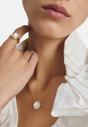 THOMAS SABO, KETTE PERLMUTT MIT ZIRKONIA - Halskette - gold-coloured