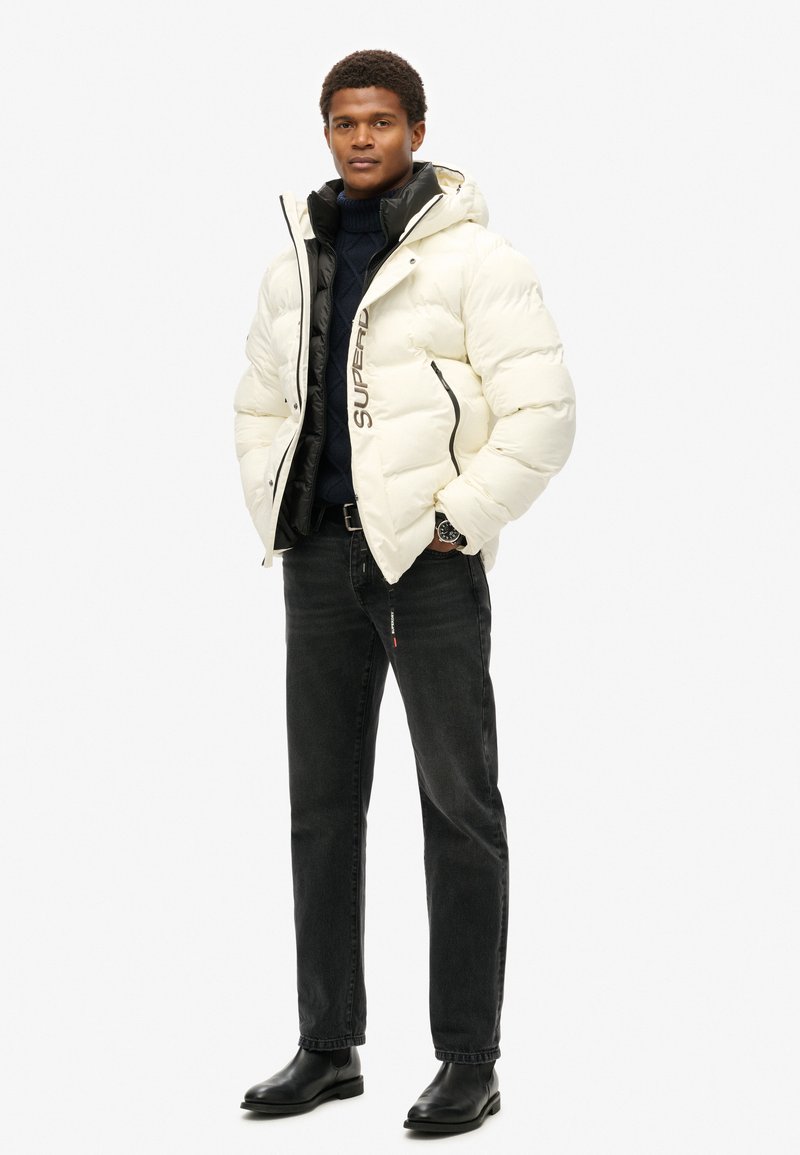 Superdry Gilet Donna Vintage VL Narrative Vest, Colore Off White Slub, Taglia 42