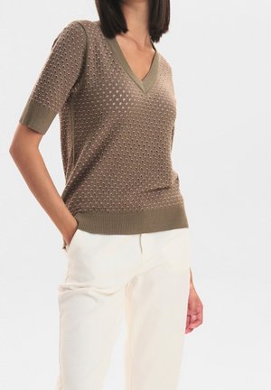 T-shirt med print - green