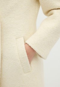 adL GLITTERED DOUBLE BREASTED LONG - Mantel - beige