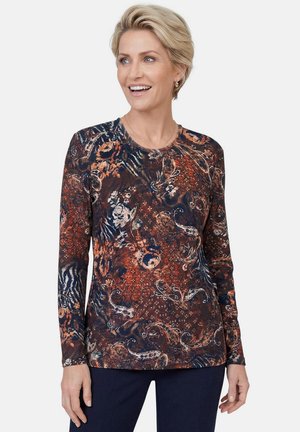 GOLDNER, SHIRT PETITE - Longsleeve - brown patterned