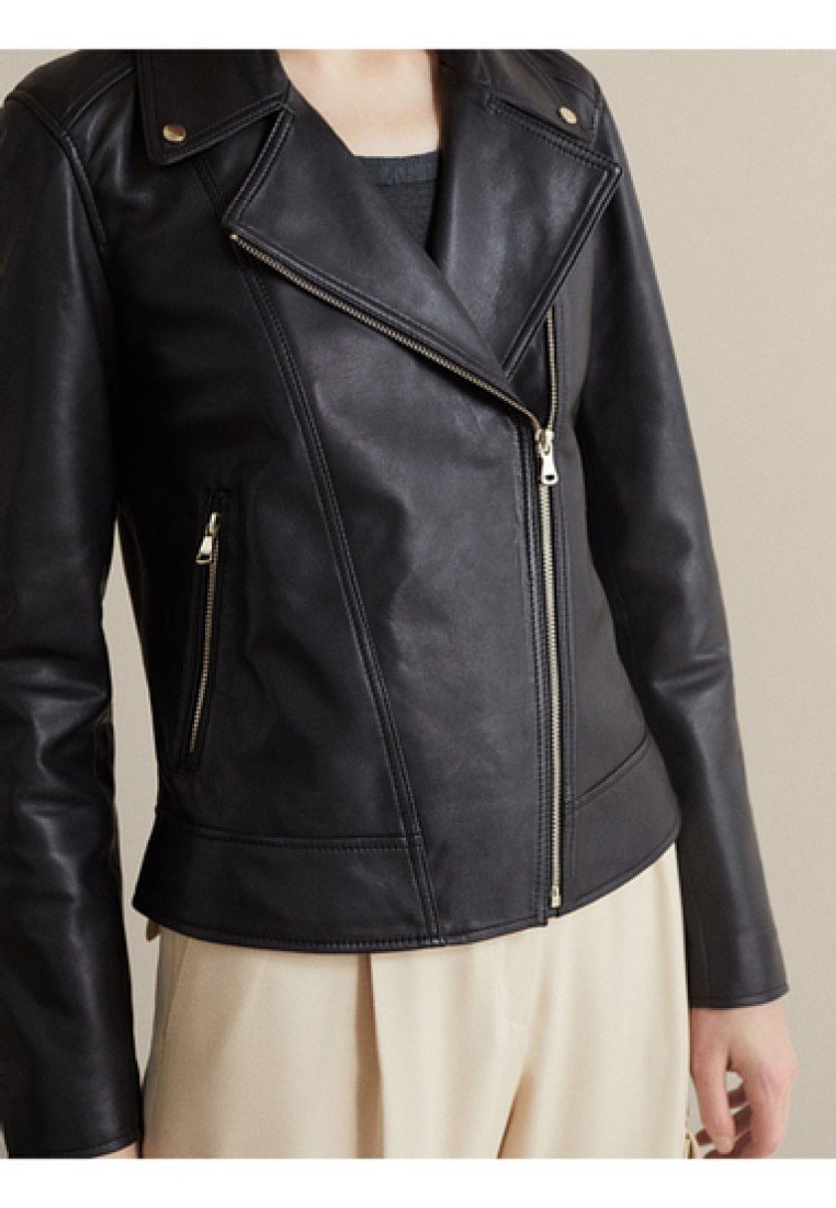 Massimo Dutti NAPPA Skinnjacka black Zalando.se Massimo Dutti NAPPA Skinnjacka black Zalando.se