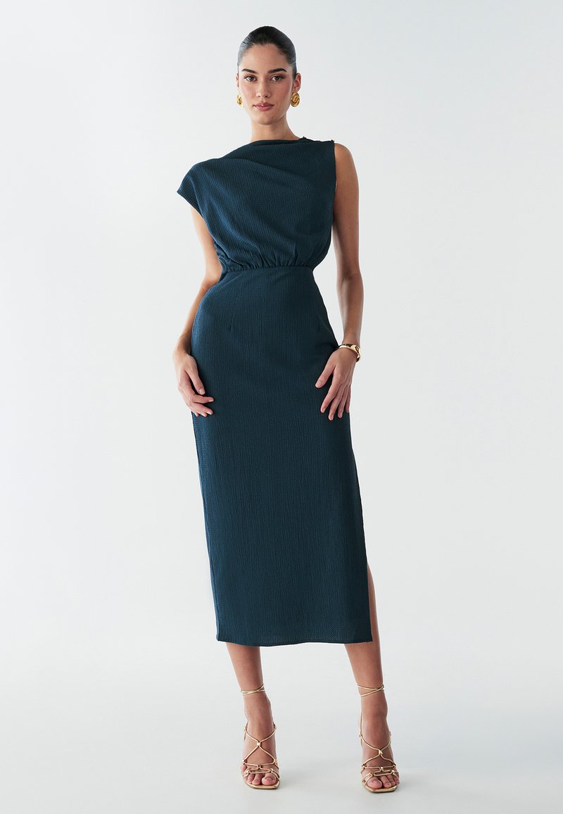 alias blue dress BWLDR - Day 13” Shoulder to ShoulderProduct Navy Sky Blue Portofino Sparkle Mesh Mini Size:46 Short Jacket+40 Waist Adjust 36to42)(Height: 5 4 to5 7 )(Neck 17-18.5:XL