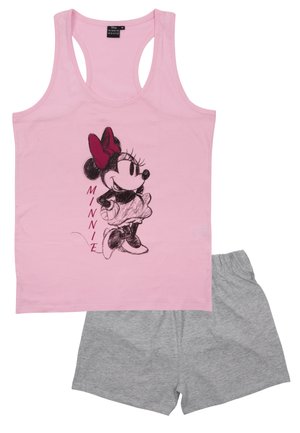 MINNIE MOUSE FÜR OHNE ÄRMEL SET - Nachtwäsche Set - grau/rosa