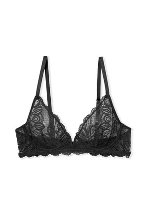 Etam, PERSIENNE - Balconette bra - black