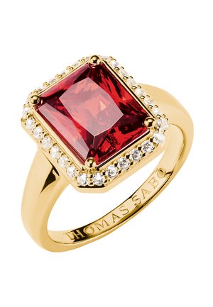 THOMAS SABO Ring - gelbgoldfarben-coloured weiß rot