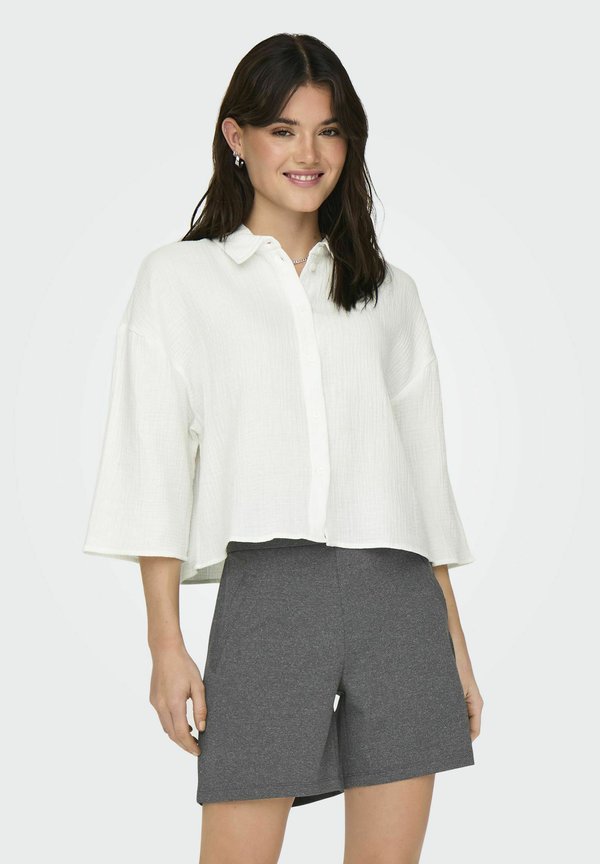 JDYTHEIS LIFE 3/4 - Hemdbluse - cloud dancer