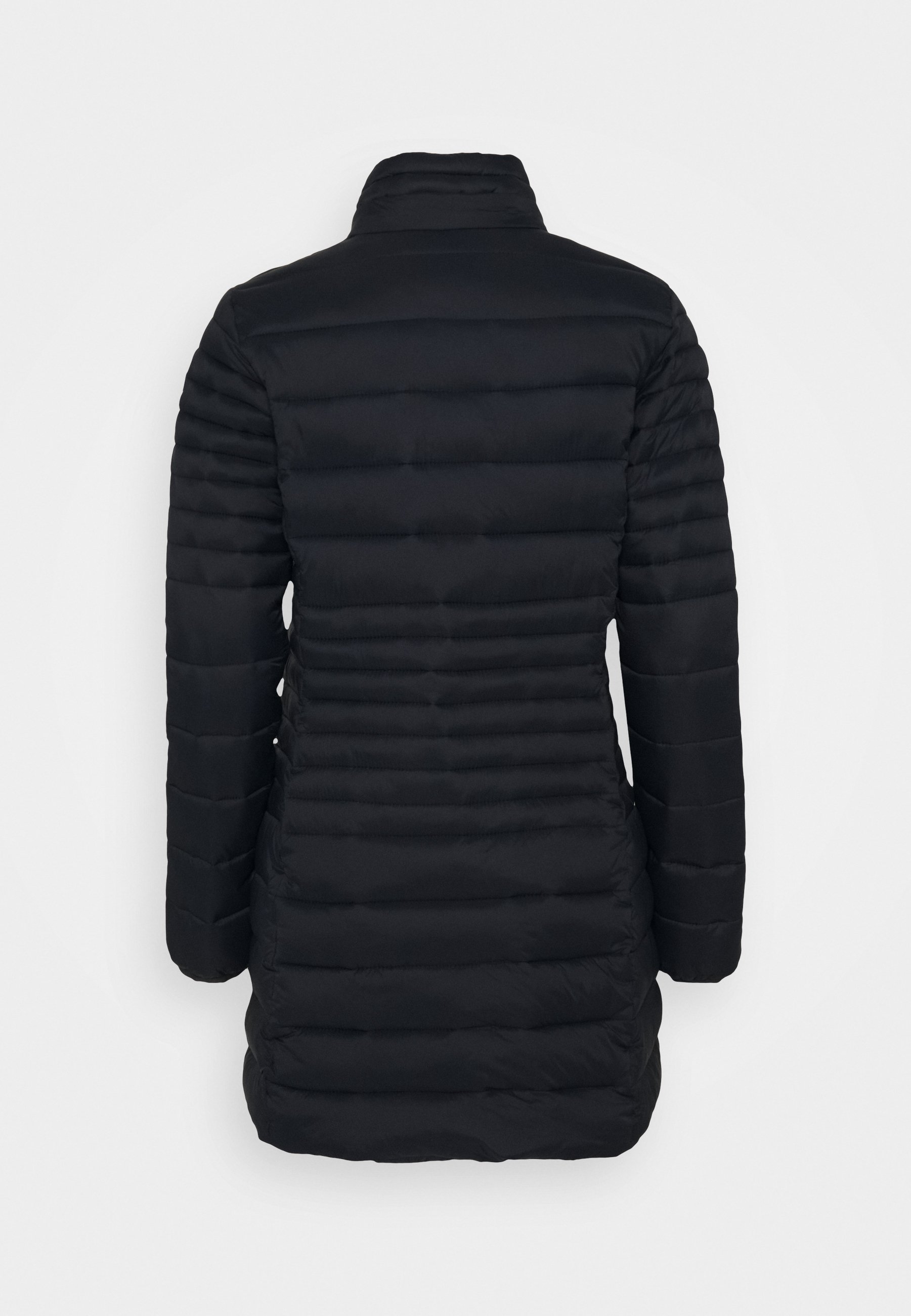 WOMAN SNAPS HOOD Wintermantel black blue WOMAN SNAPS HOOD Wintermantel black blue
