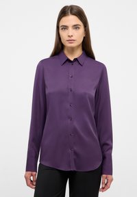 Eterna VISCOSE SHIRT - REGULAR FIT - Button-down blouse - plum