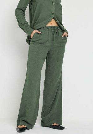 Long Tall Sally FEEL WIDE LEG - Pantalon classique - khaki