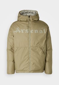 ARSENAL LONDON JACKET - Chaqueta de invierno - orbit green/feather grey