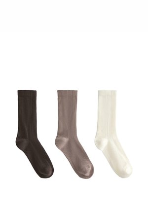 3 PAIRS OF CLASSIC BLEND SPORTS - Urheilusukat - mottled brown