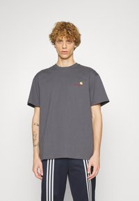 Carhartt WIP AMERICAN SCRIPT - Základné tričko - zeus
