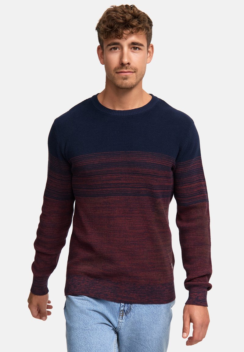 INDICODE JEANS LEAGUE - Strikkegenser - russet