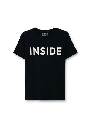 INSIDE, LOGO  - Camiseta estampada - Black