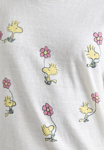 RE/DONE 70S LOOSE TEE WOODSTOCK - Print T-shirt - vintage white