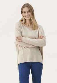 Part Two TILA - Jumper - whitecap melange
