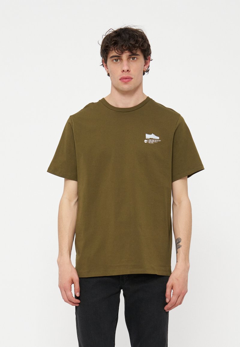 Timberland T-shirt print olijfgroen