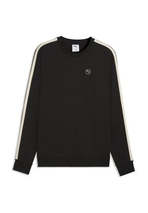 ESSENTIALS ELEVATED  MIT RUNDHALSAUSSCHNITT - Sweatshirt - black